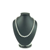 Silver-Grey Freshwater Cultured Pearl 9-10mm Necklace