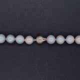Silver-Grey Freshwater Cultured Pearl 9-10mm Necklace