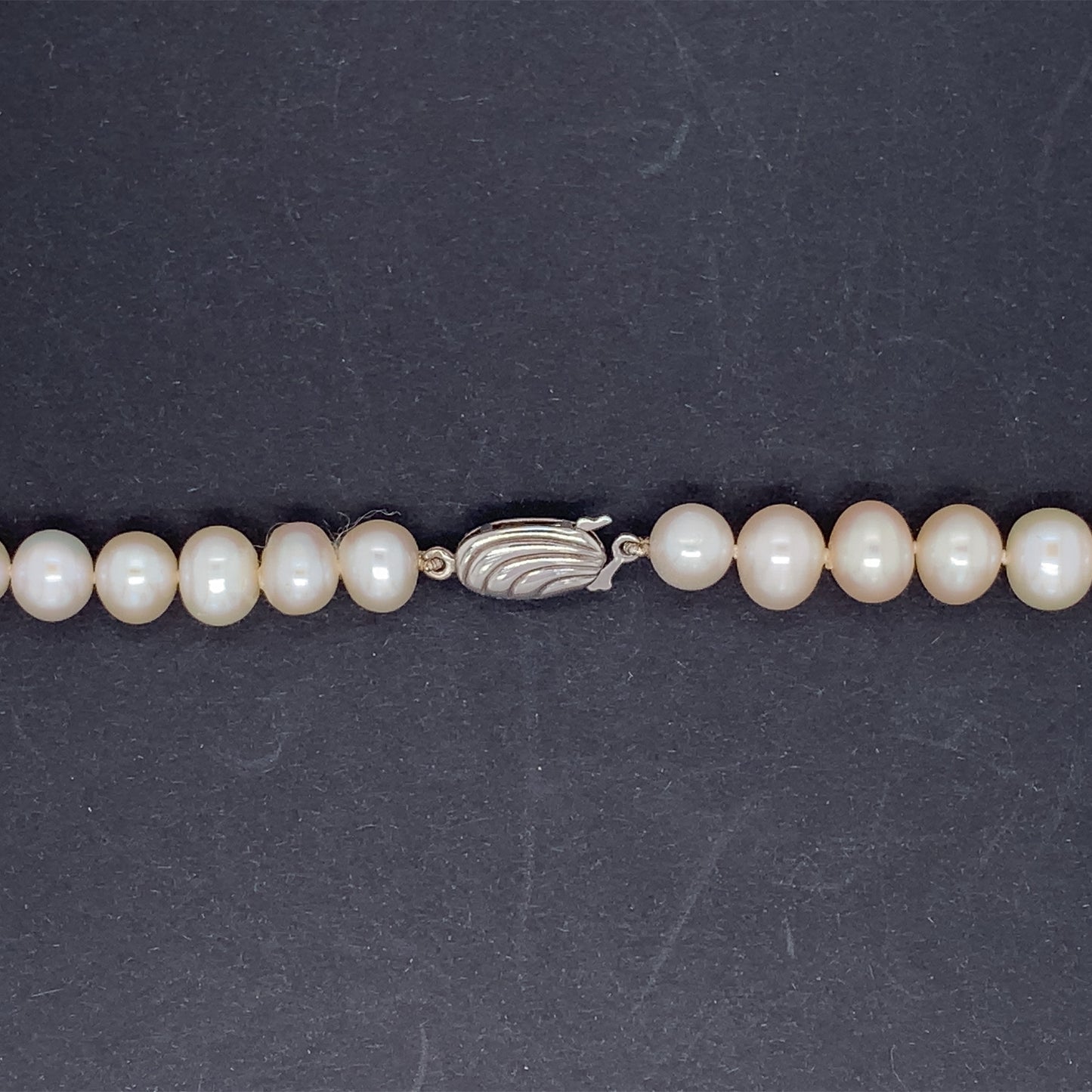 Freshwater Oval Cultured Pearl 6.5/7 mm Necklace