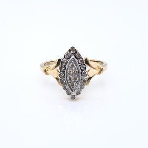 9ct Gold Diamond Marquise 0.25ct Ring