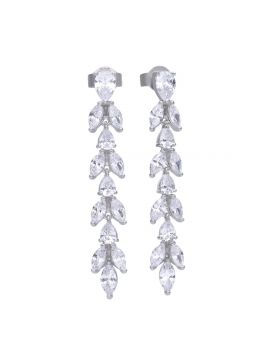 Diamonfire Zirconia Vine Drop Earrings E5783