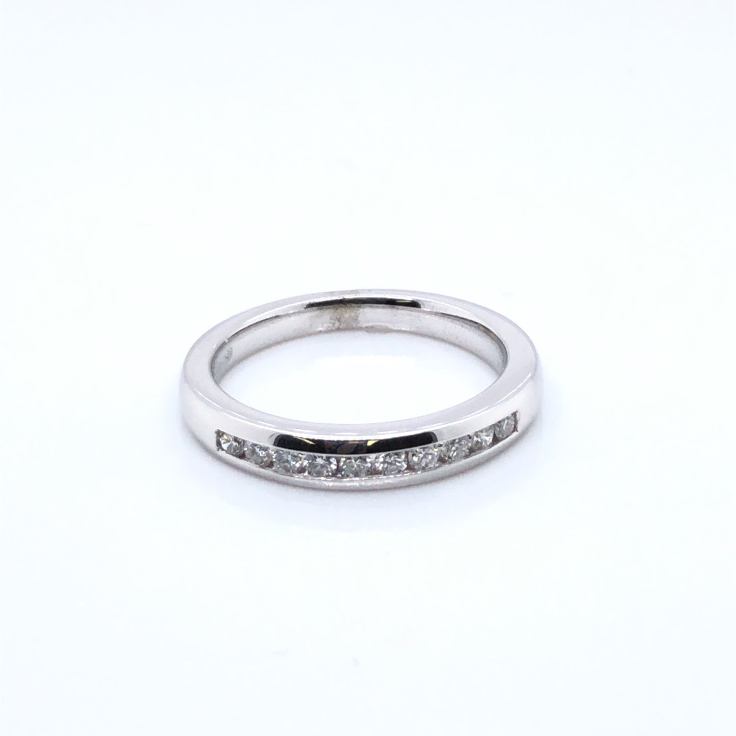 18ct White Gold Diamond Channel-set Eternity Ring