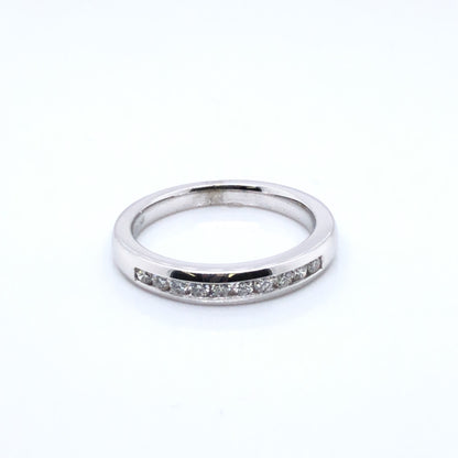 18ct White Gold Diamond Channel-set Eternity Ring