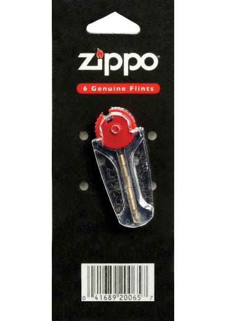 Zippo 6 Flints Plastic Dispenser
