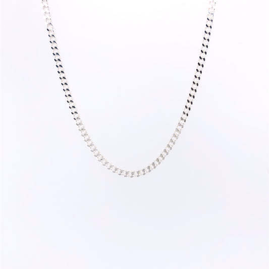 Sterling Silver Men's Narrow Curb Chain