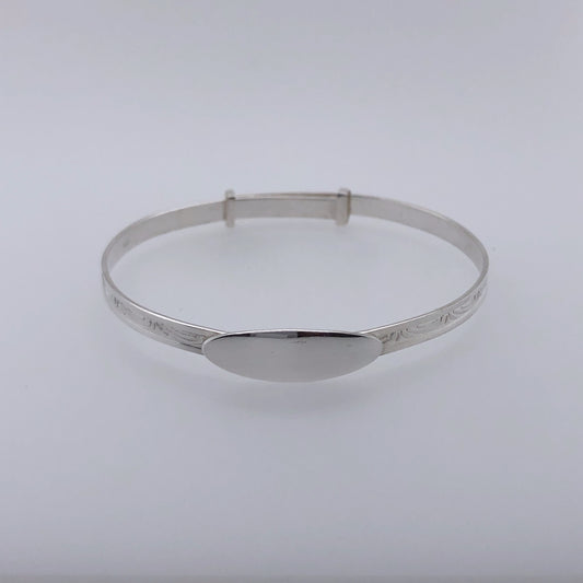 Silver Baby Bangle 85/3