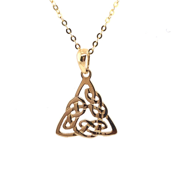 9ct Gold Trinity Knot Pendant