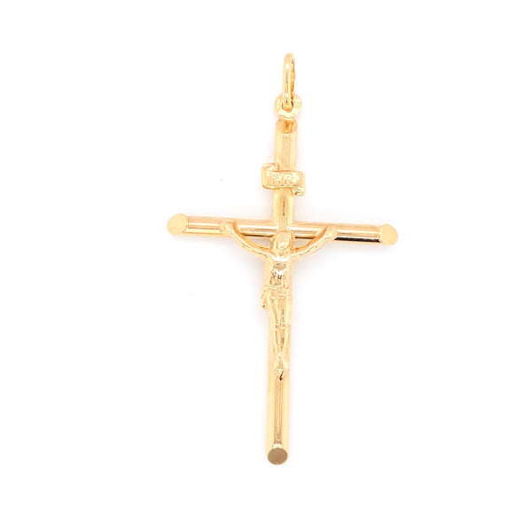 9ct Yellow Gold  Large Crucifix GP564