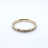 9ct Gold CZ Eternity Ring