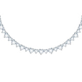 Chiara Ferragni Diamond Heart Necklace 38Cm White Heart Stones J19AUV01