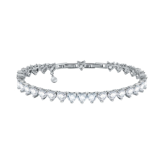 Chiara Ferragni Diamond Heart Tennis Bracelet White Heart Stones J19AUV20