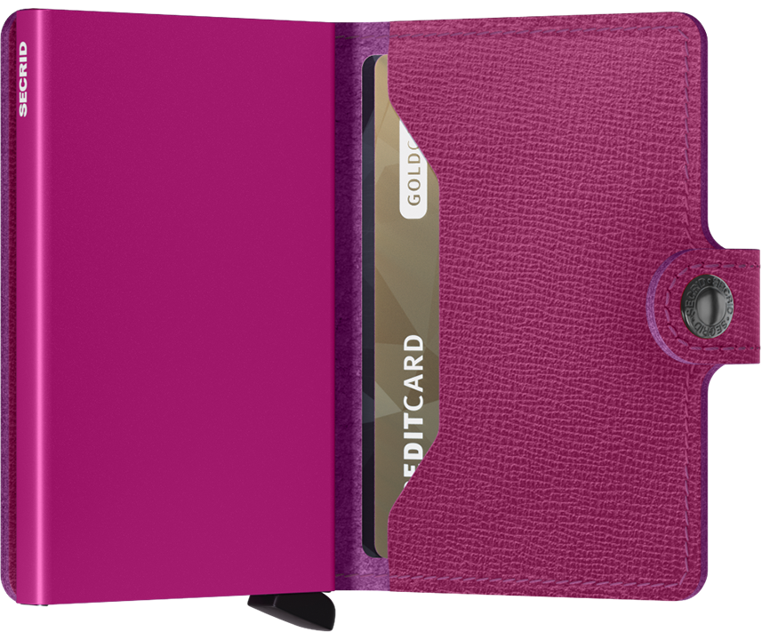 Secrid Miniwallet Crisple Fuchsia Leather