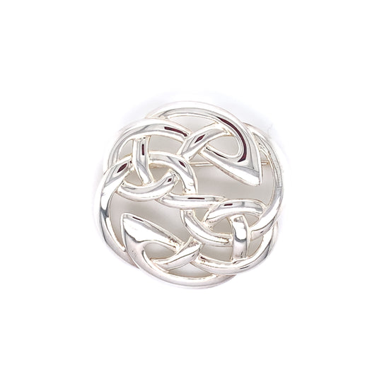 Sterling Silver Celtic Knot Brooch