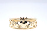 9ct Gold Ladies Claddagh Ring