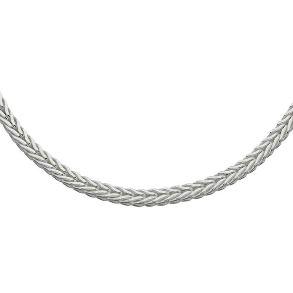 Sterling Silver 51cm Men's Heavyweight Foxtail Chain N4274