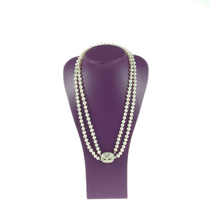 Freshwater Cultured Pearl Vintage 2-Row Necklace