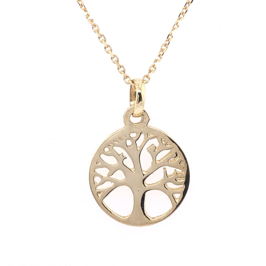 9ct Gold Cute Tree of Life Pendant GP786