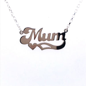 Sterling Silver Name Pendant