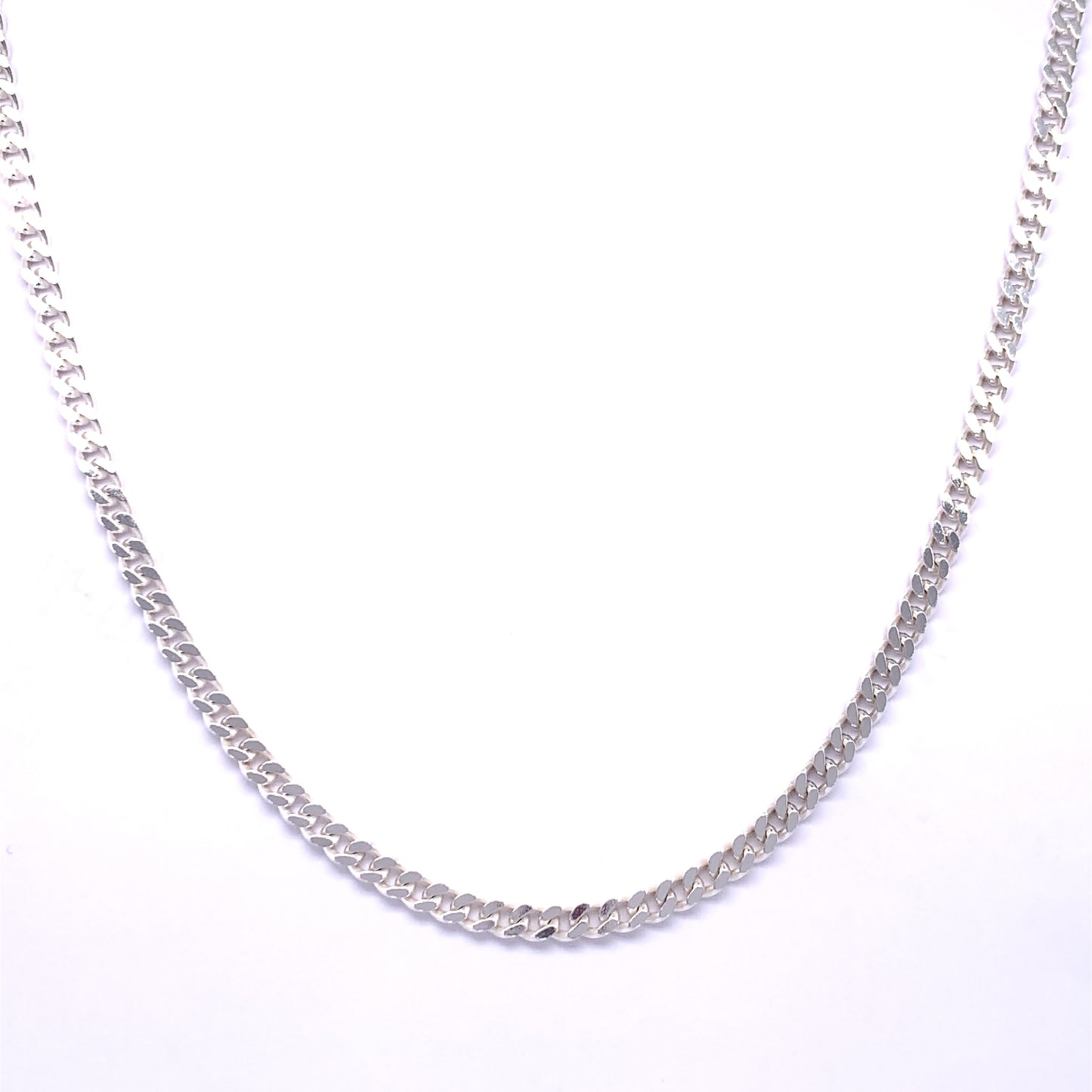 Sterling Silver Men's 20 inch Narrow Curb Chain SCC5