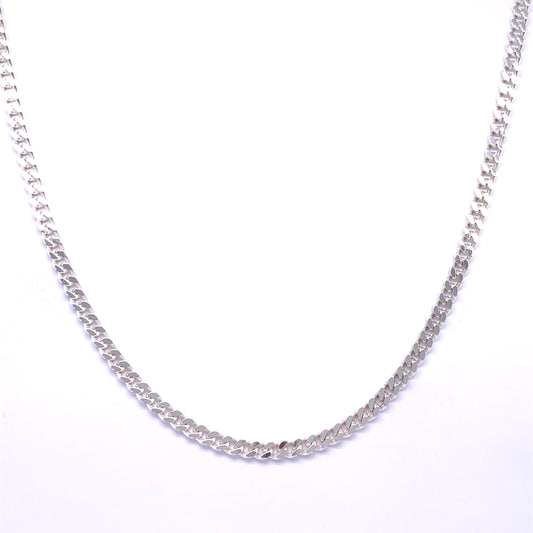 Sterling Silver Men's 20 inch Narrow Curb Chain SCC5