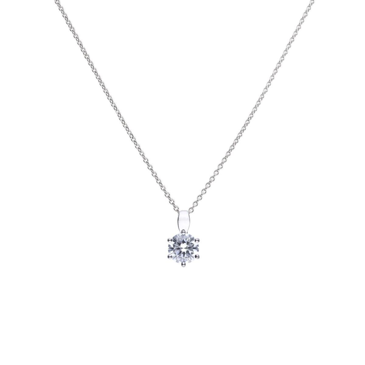 Diamonfire Zirconia Classic 1.50ct Solitaire Pendant P4607