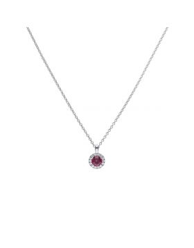 Diamonfire Ruby Zirconia Pendant P4625