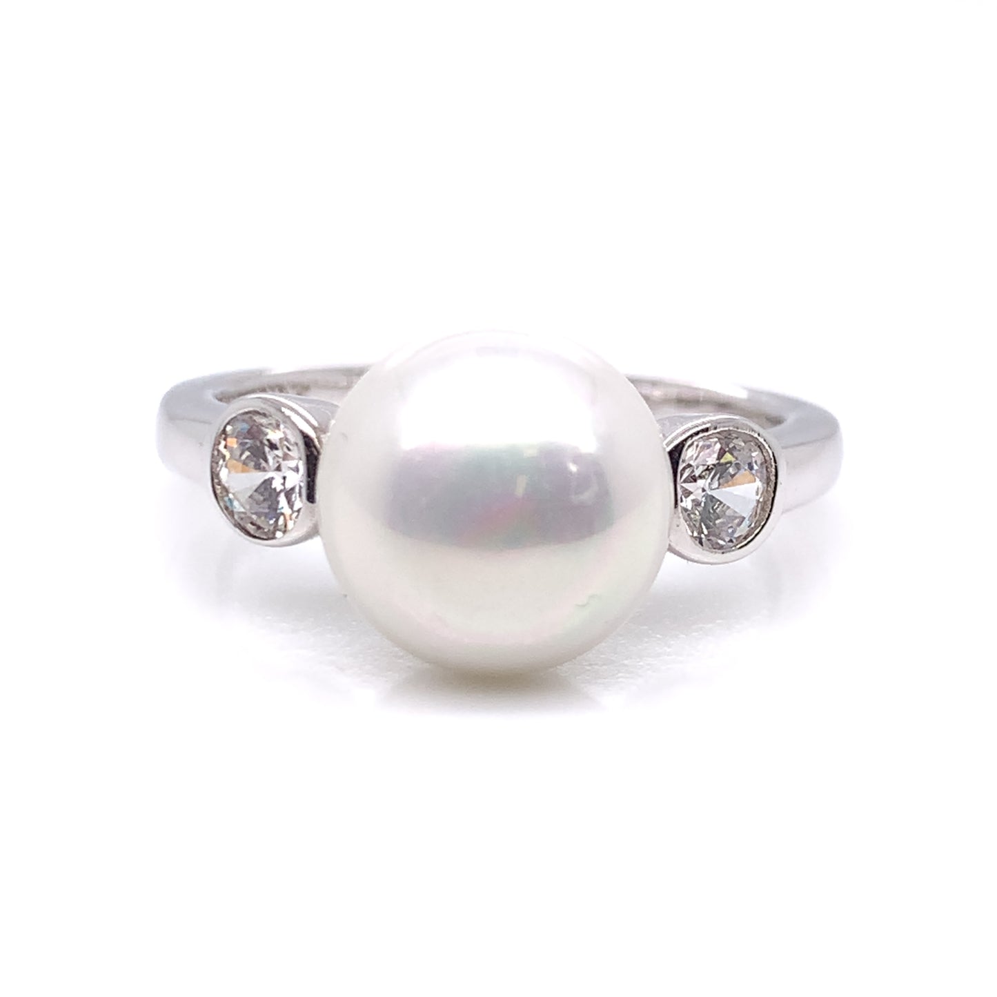 Diamonfire Pearl CZ Ring