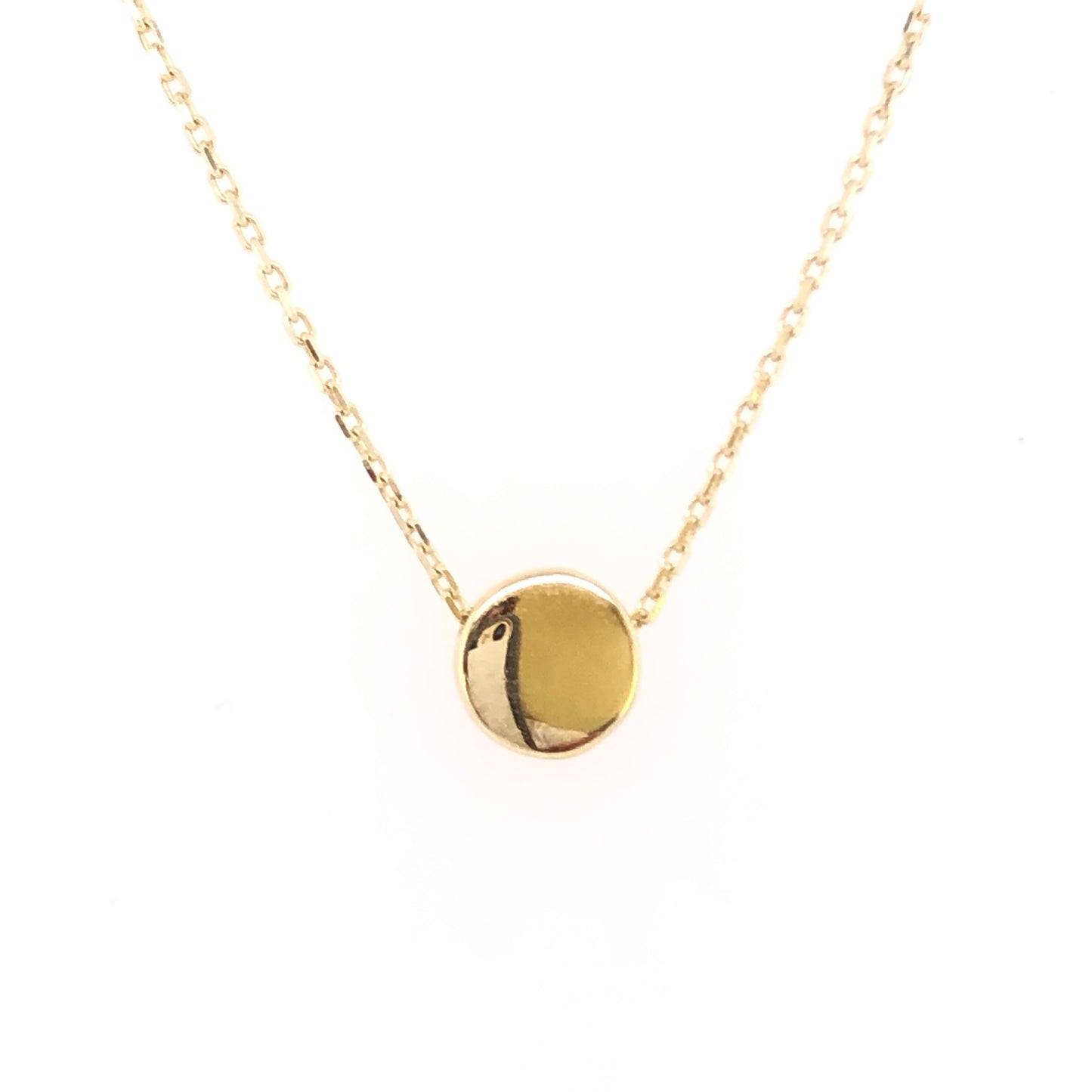 9ct Gold Dot Pendant