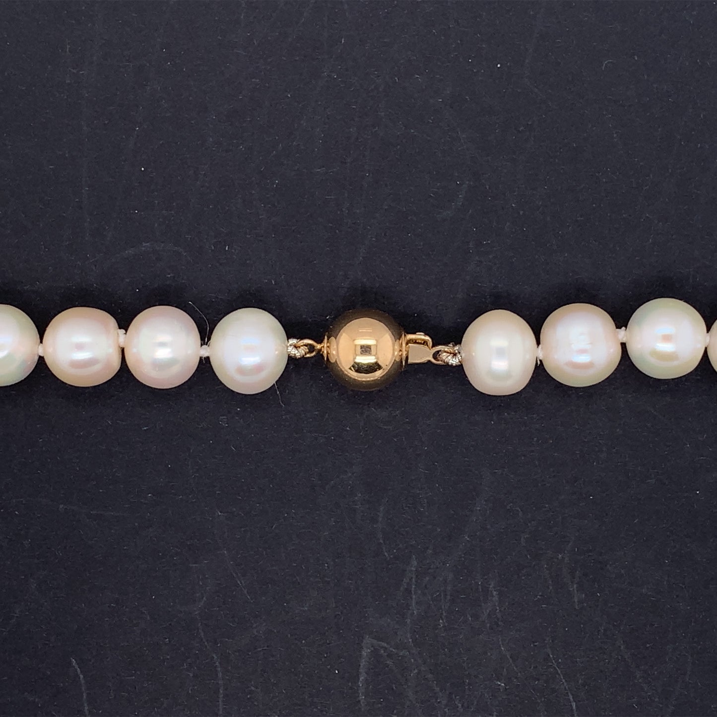 Freshwater Cultured Pearl 10-11 mm 14ct Gold Necklace