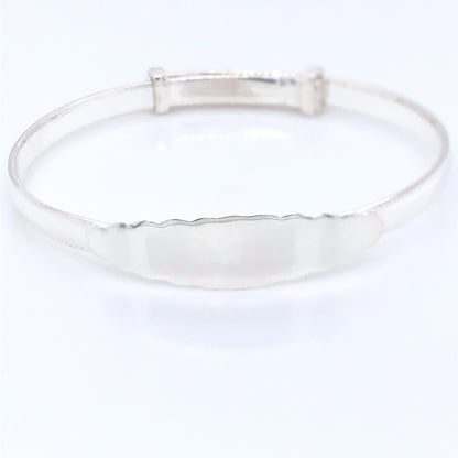 Silver Baby Bangle