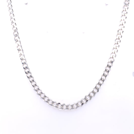 Sterling Silver Men's 20 inch Curb Chain