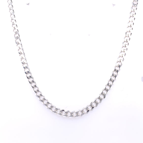 Sterling Silver Men's 20 inch Curb Chain