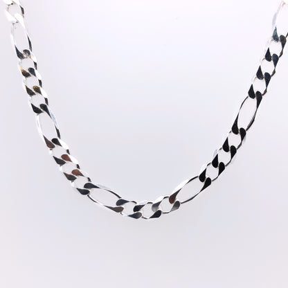 Sterling Silver Medium Figaro Chain SC410