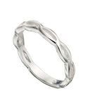 Sterling Silver Twist Ring R051