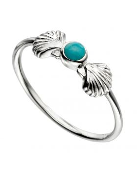 Sterling Silver Turquoise Shell Ring