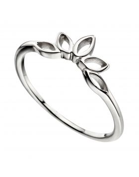 Sterling Silver Open Marquise Stacker Ring R3599