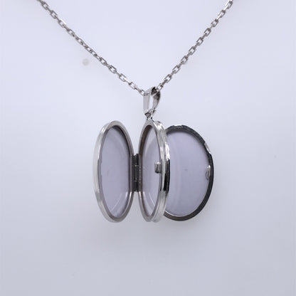 Sterling Silver Oval Family Locket SL13