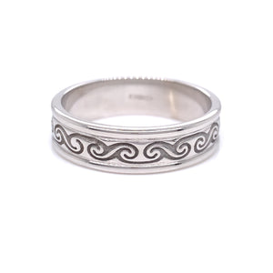 Sterling Silver Ladies Newgrange Spiral Ring
