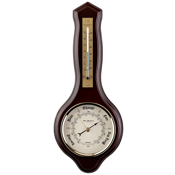 Widdop Banjo Thermometer & Barometer 21-7935