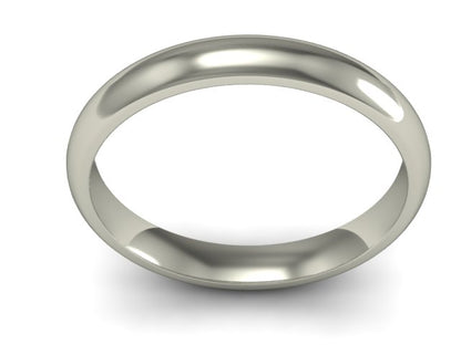 9ct White Gold 5mm Wedding Band W83