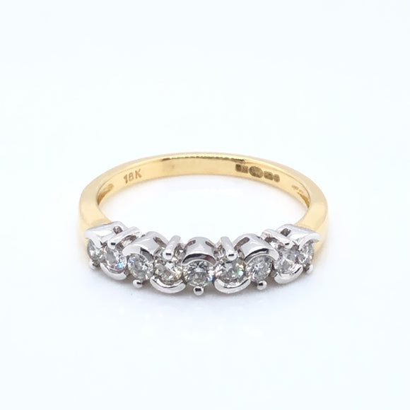 18ct Gold Diamond 0.36ct Eternity Ring
