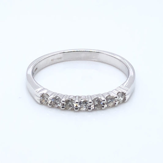 18ct White Gold Diamond 0.25ct Eternity Ring