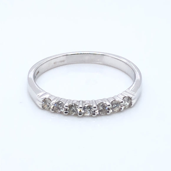 18ct White Gold Diamond 0.25ct Eternity Ring