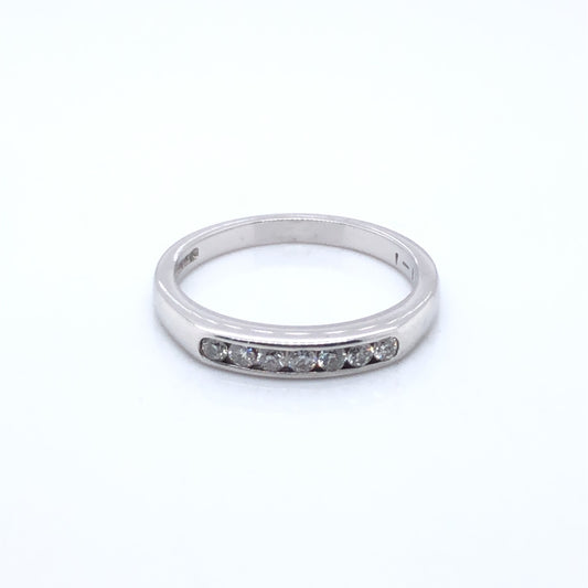 18ct White Gold Diamond Channel-set Eternity Ring