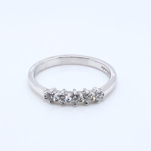 18ct White Gold Diamond 0.30ct Eternity Ring
