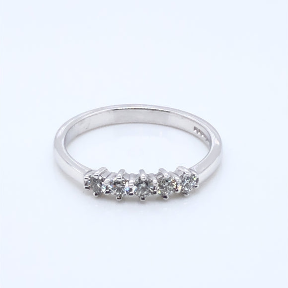 18ct White Gold Diamond 0.30ct Eternity Ring