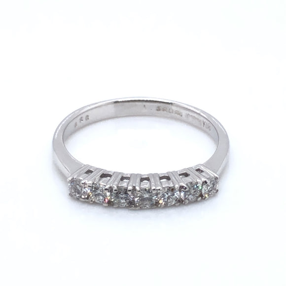 18ct White Gold Diamond 0.35ct Eternity Ring