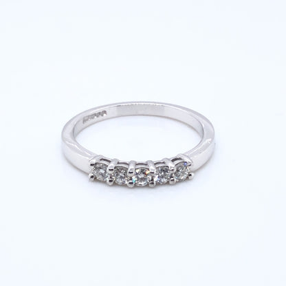 18ct White Gold Diamond 0.35ct Eternity Ring