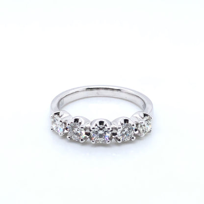 18ct White Gold Diamond 0.90ct Eternity Ring X90