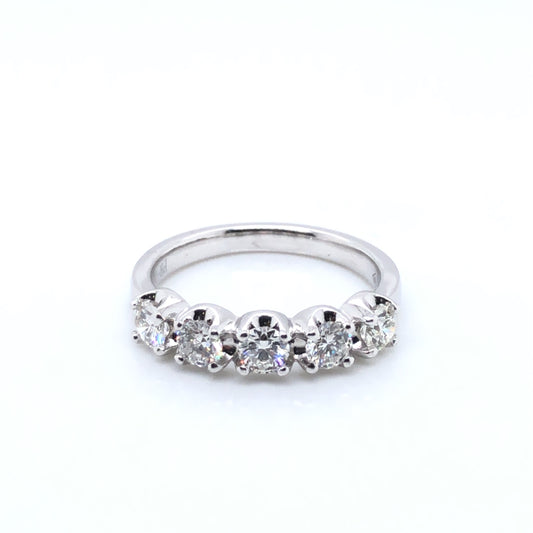 18ct White Gold Diamond 0.90ct Eternity Ring